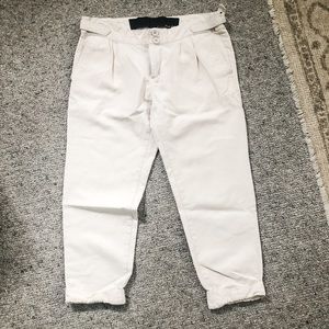[JOE’S JEANS] Cropped Linen Chino